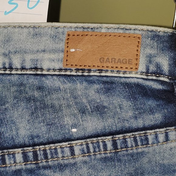 GARAGE Mid Rise Medium Wash Skinny Jeans 27X30 - Picture 4 of 5
